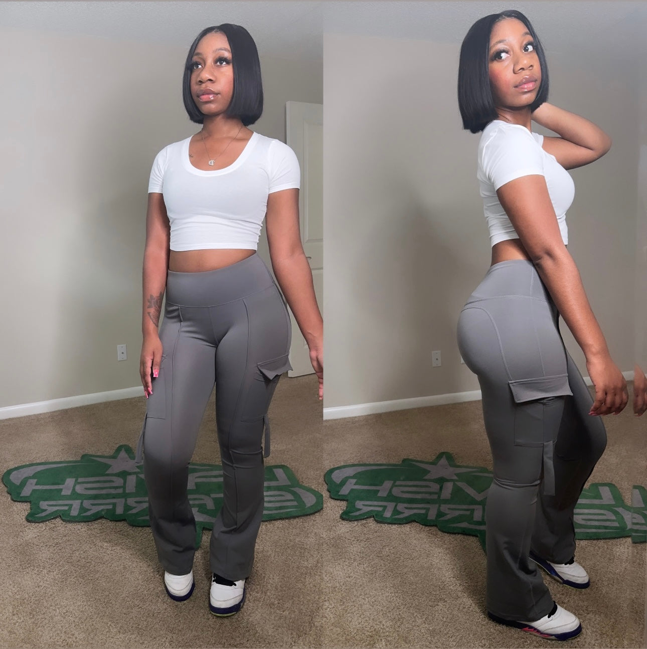 Cargo Yoga Pants S-XL (Grey)